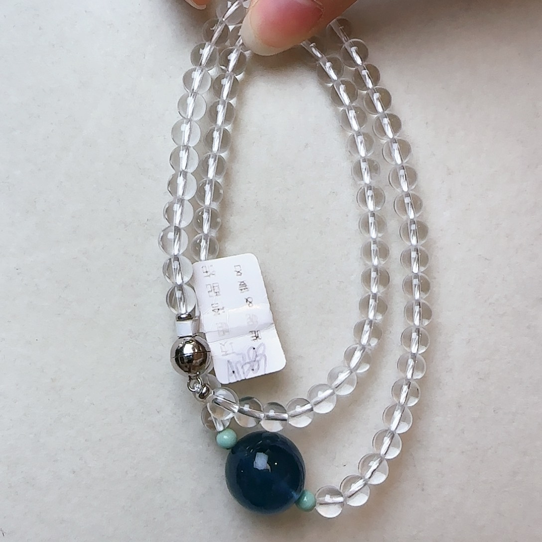 水晶颈饰未镶嵌大气上档次