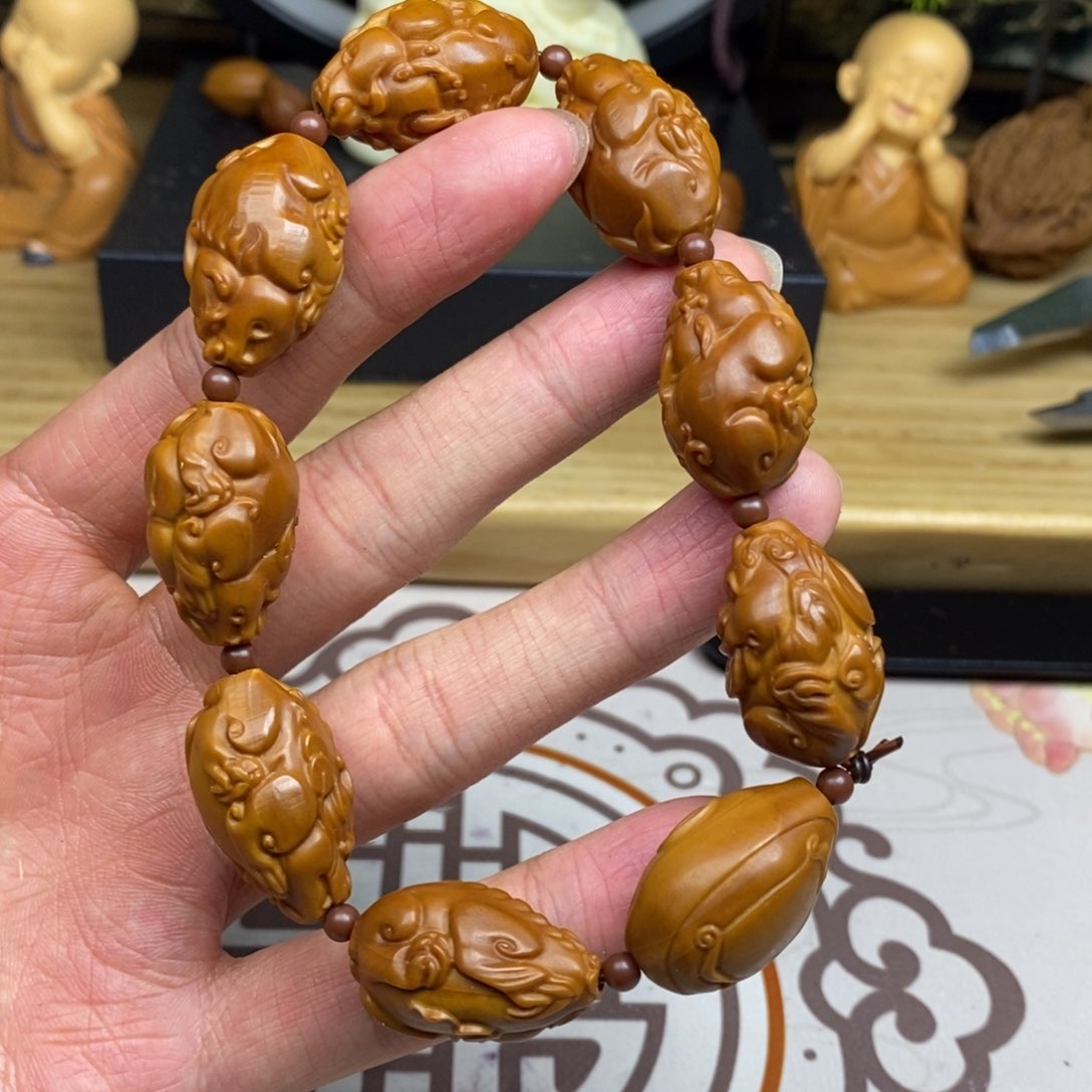 橄榄核手串/手链橄榄核雕工艺手串