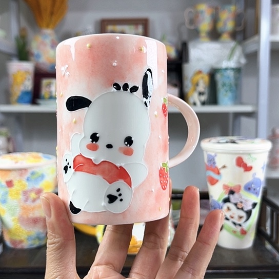 手绘高温釉下彩陶瓷