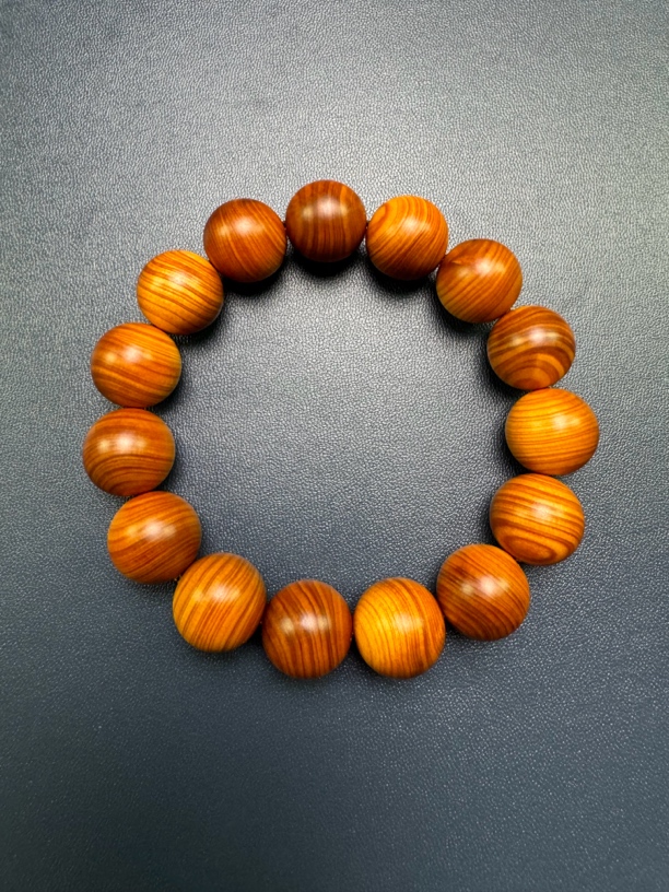 崖柏1.5圆珠单圈文玩手串