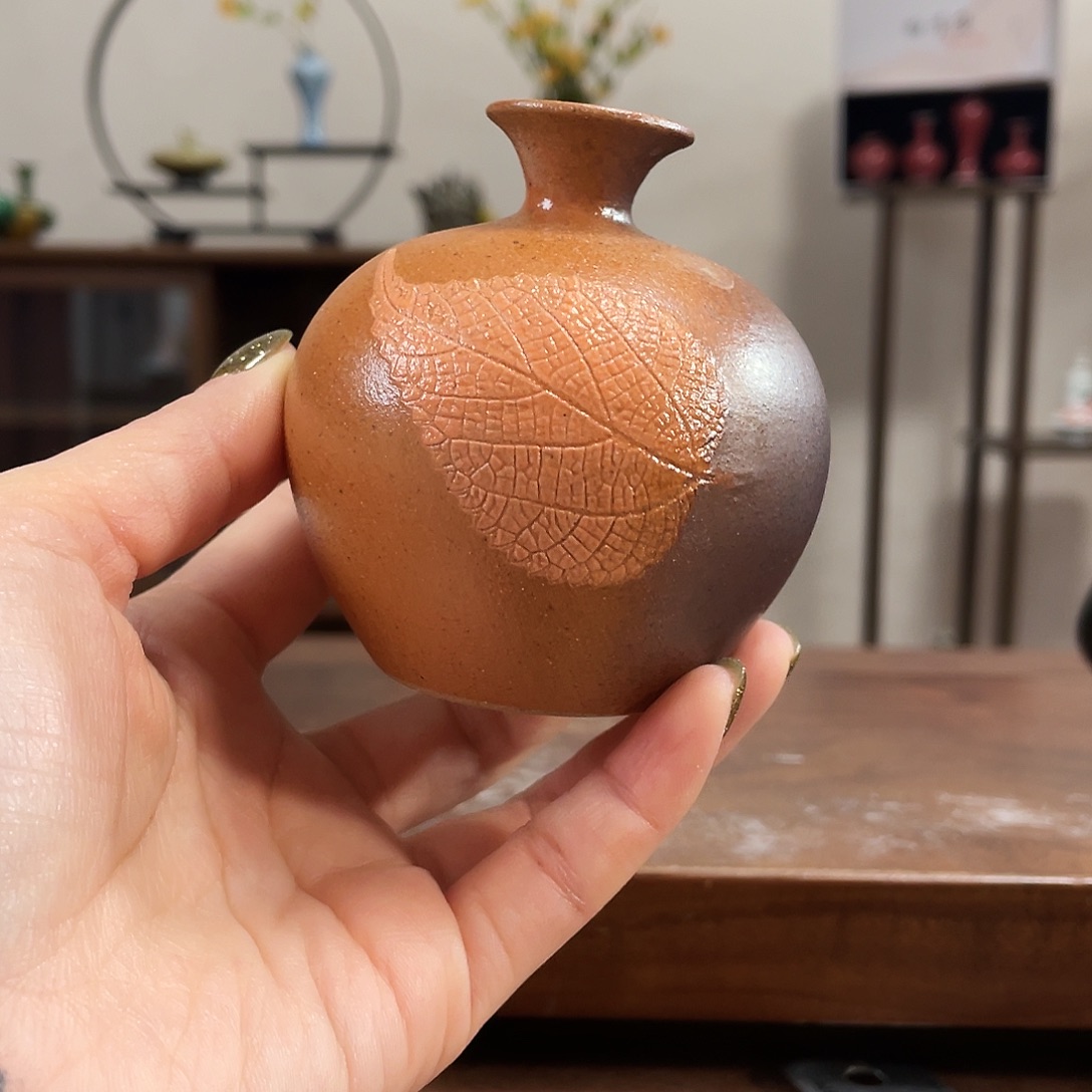 瓷片陶瓷艺术小花瓶