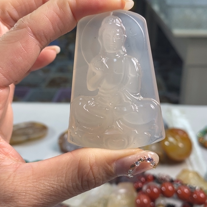 玛瑙/玉髓吊坠(不含链)未镶嵌