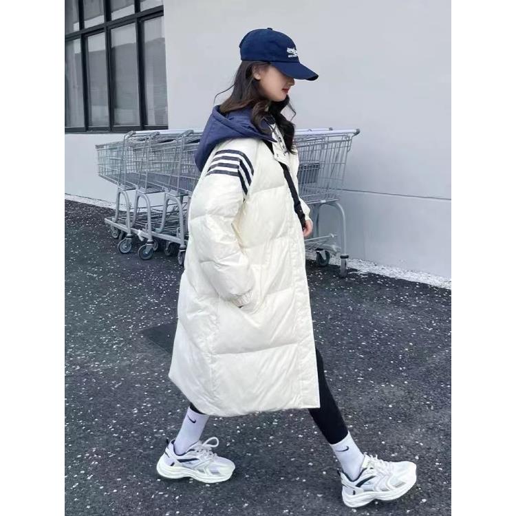 502077《现》韩版休闲时尚儿童舒适百搭保暖洋气长款羽绒服