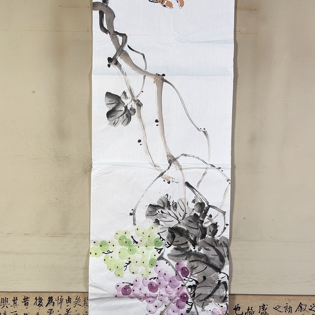 国画174 花鸟在此鸣叫时还要一