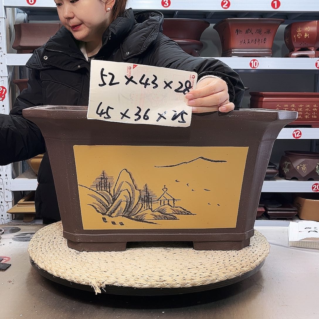 紫砂花盆紫砂花盆