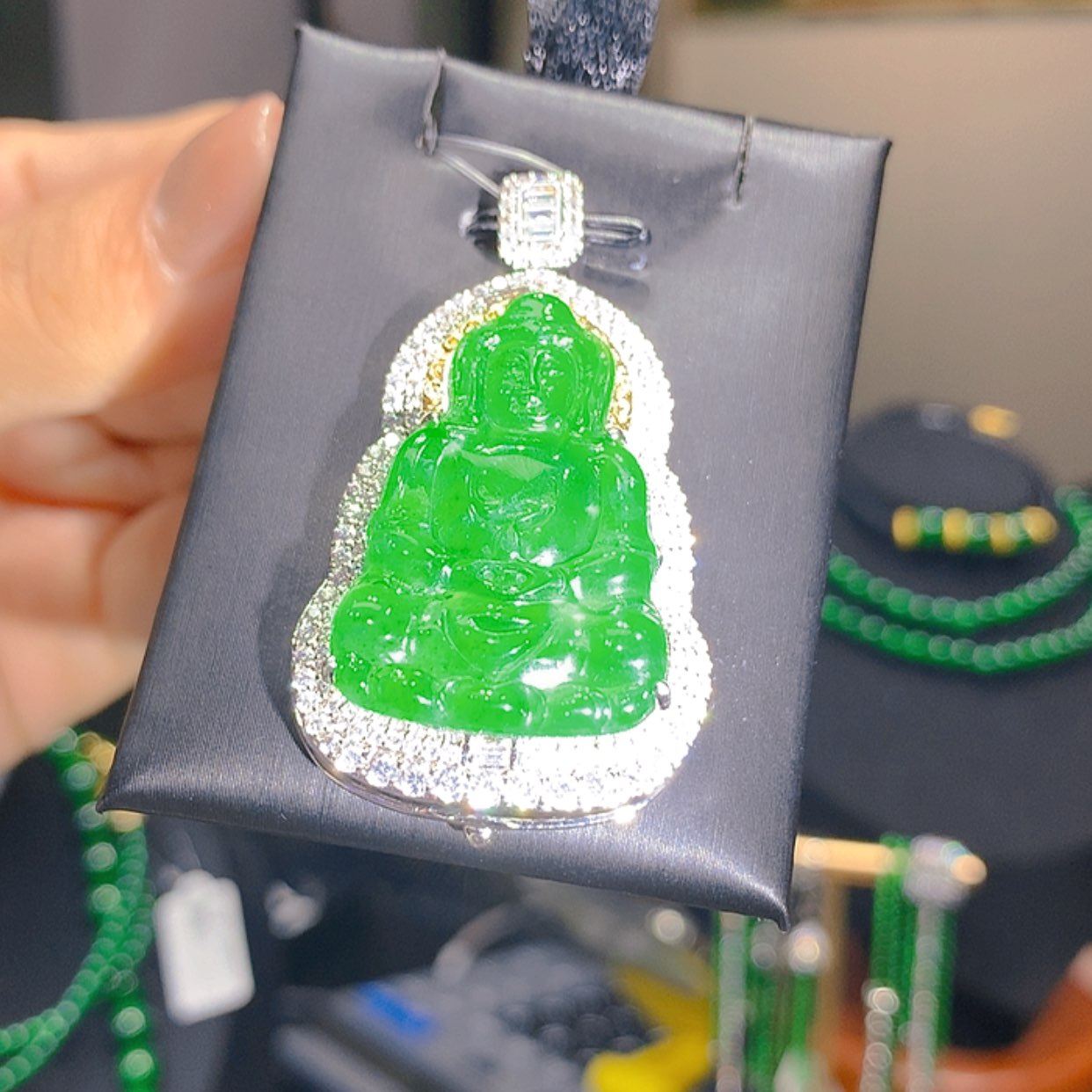 【闪购商品】翡翠颈饰未镶嵌9柒姐