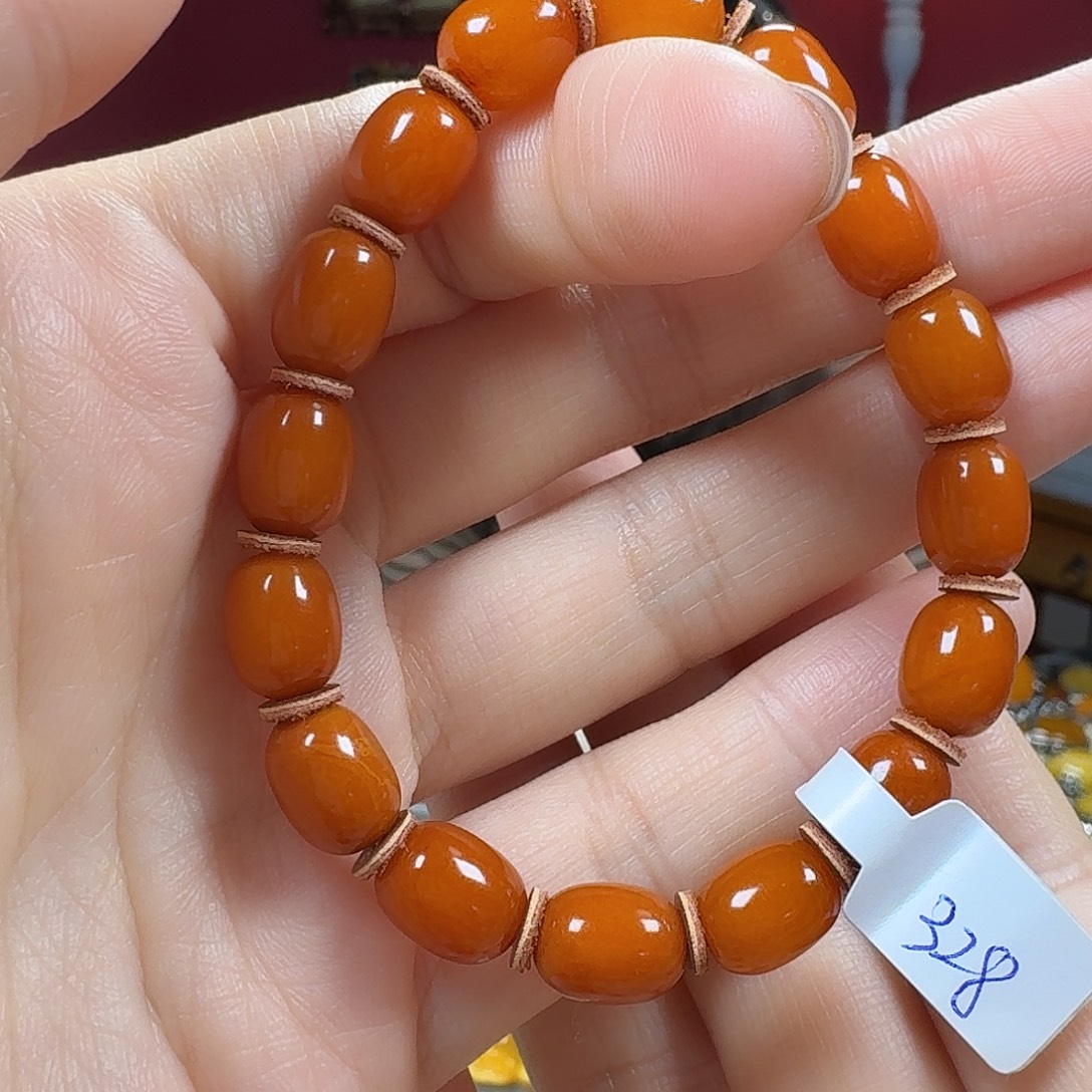 蜜蜡未镶嵌手链手串