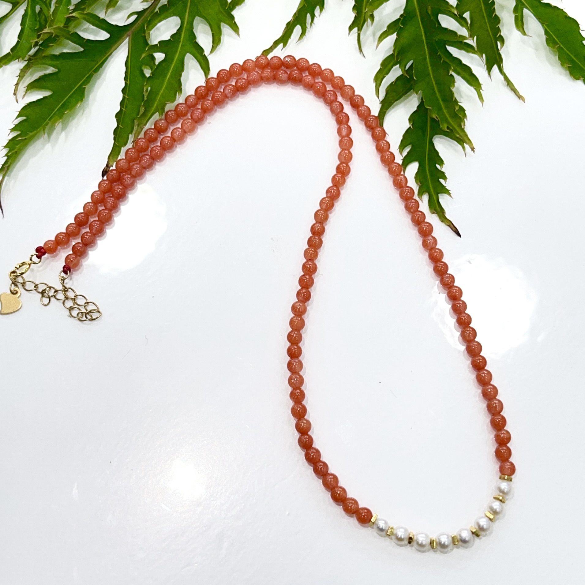 东娟珠宝HX9-40223南红设计款项链3mm+