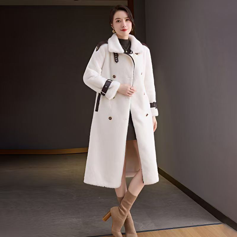 B11时尚女装貂绒外套气质百搭