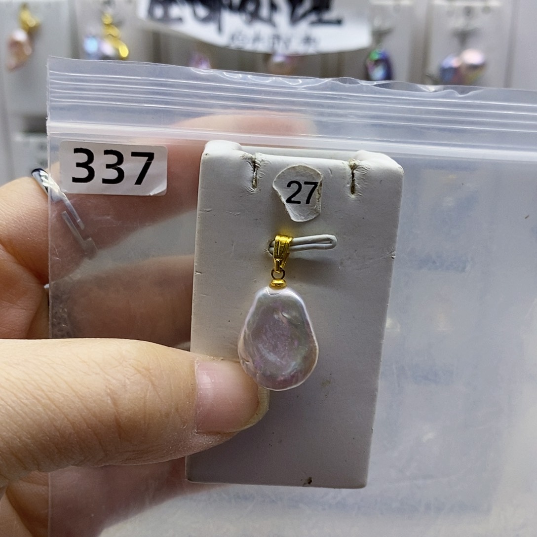 颈饰合金淡水珍珠