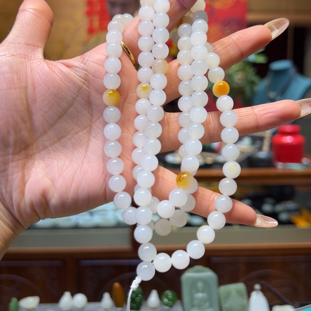 和田玉手链未镶嵌8