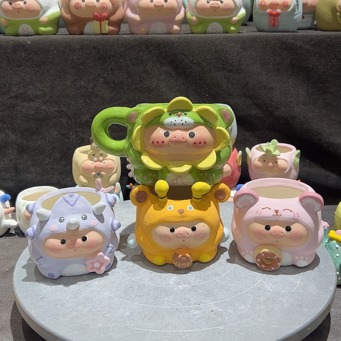 猪猪杯 手工艺品 不完美