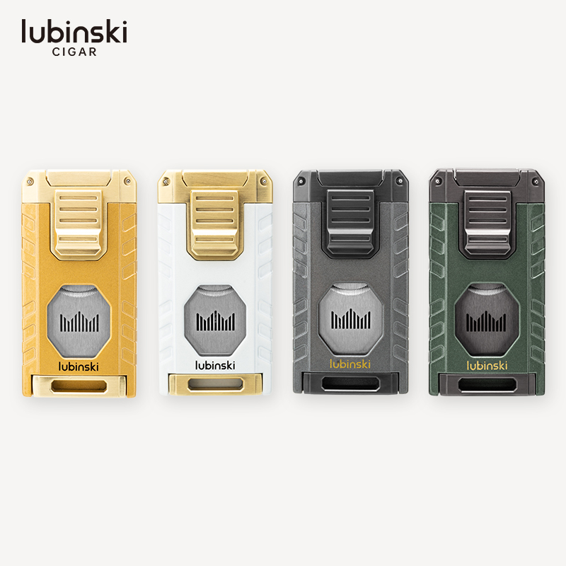 LUBINSKI 多功能聚火三直冲打火机 YJA-10062