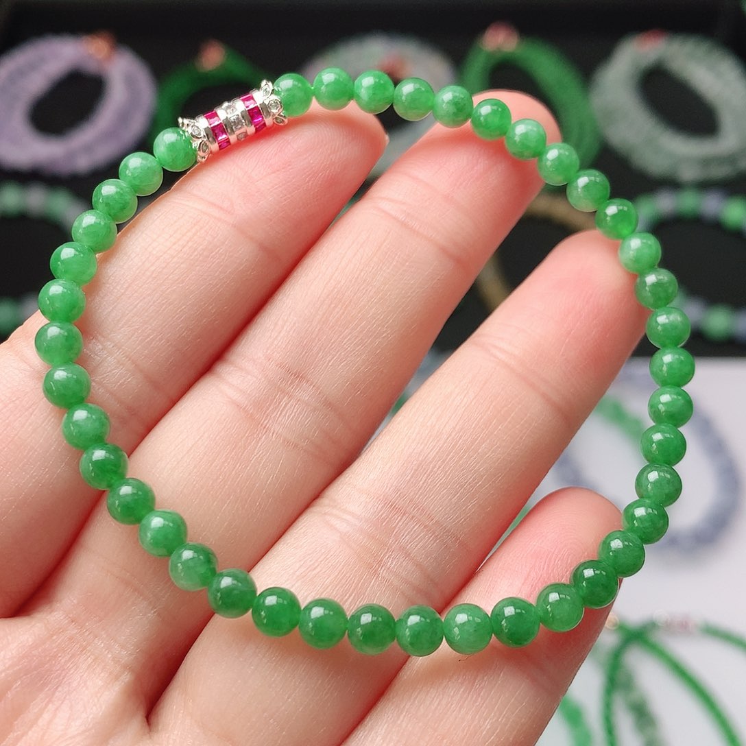 翡翠未镶嵌手链翡翠