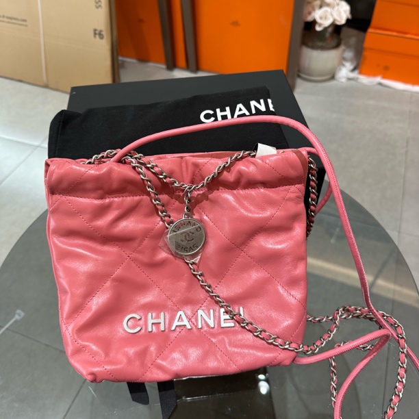 未使用 Chanel/香奈儿 Chanel粉色22bag mini US510178