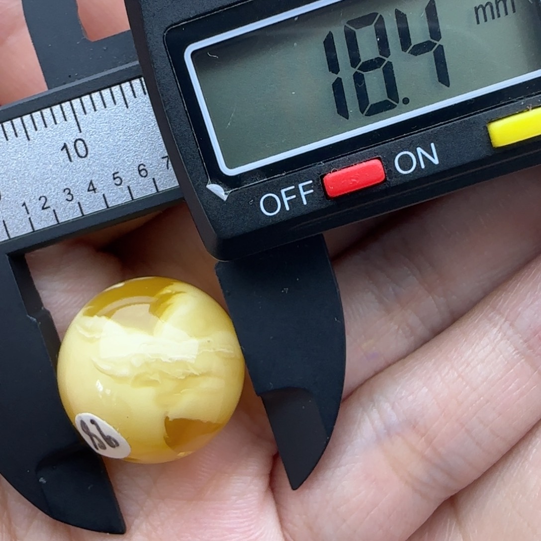 蜜蜡未镶嵌裸石微瑕飘花圆珠