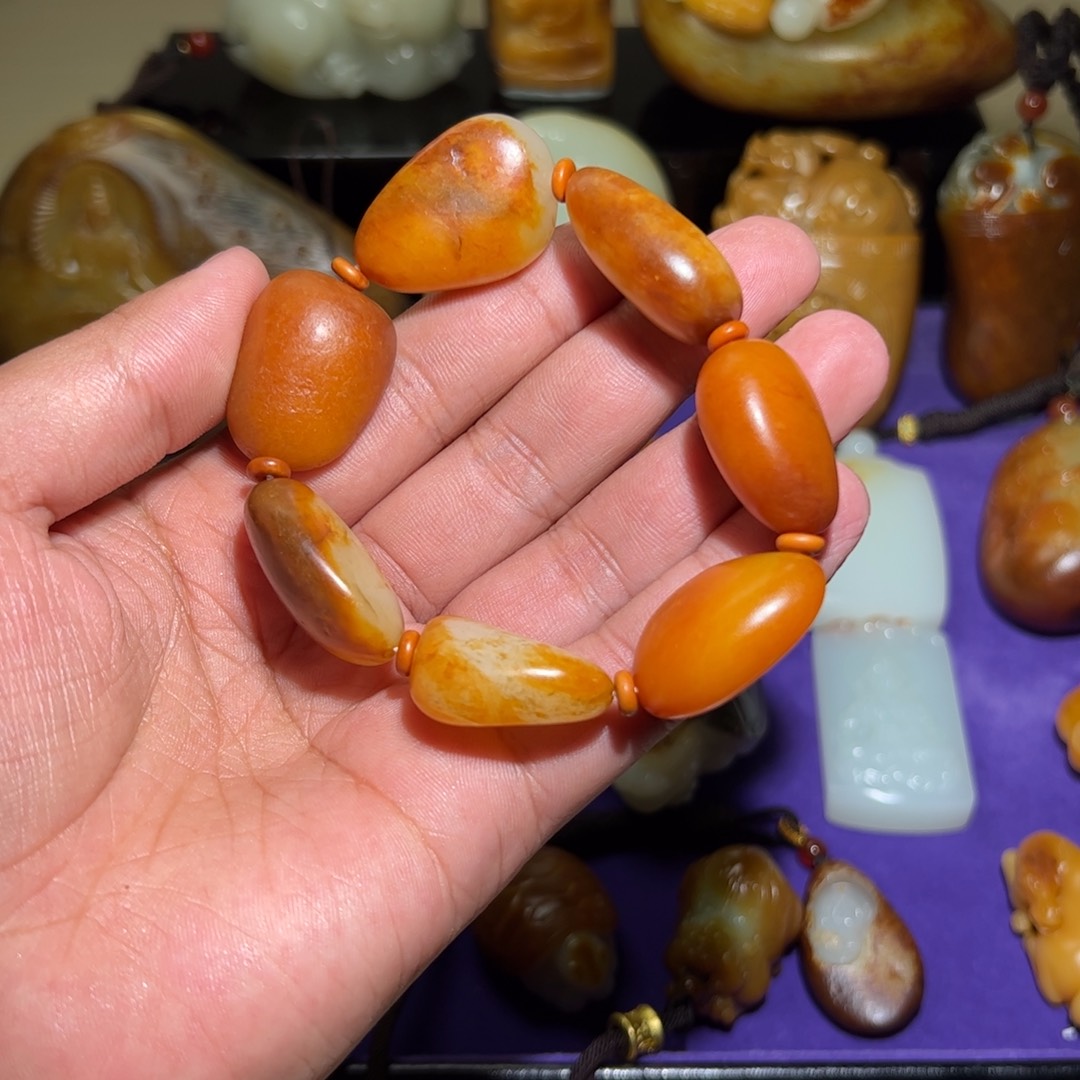 和田玉颈饰未镶嵌用****7