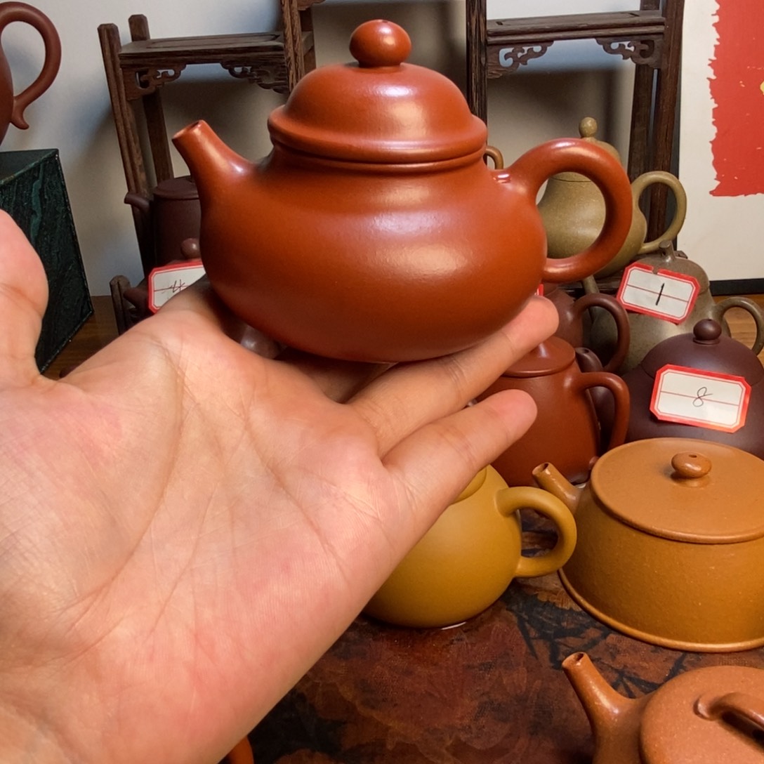 沈*小红泥 半手工 紫砂壶