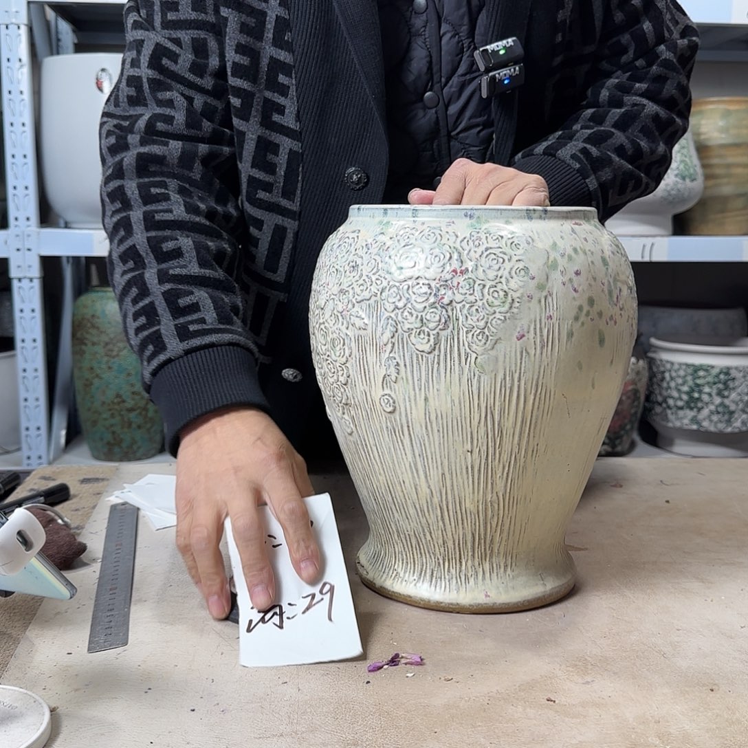 紫砂花盆尺寸18@29
