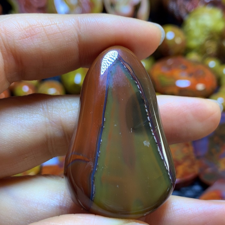 玛瑙/玉髓未镶嵌战国红