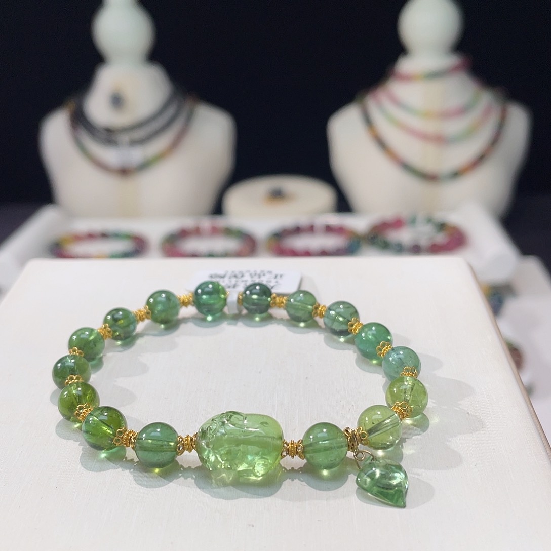 碧玺手串未镶嵌7mm+     