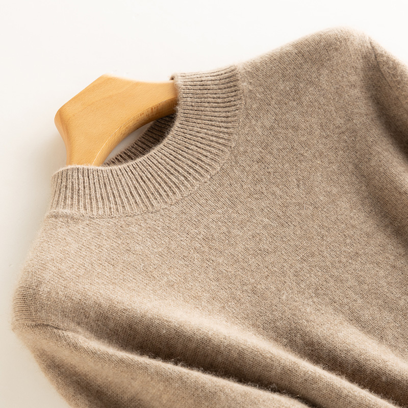 X加厚女半高羊绒衫