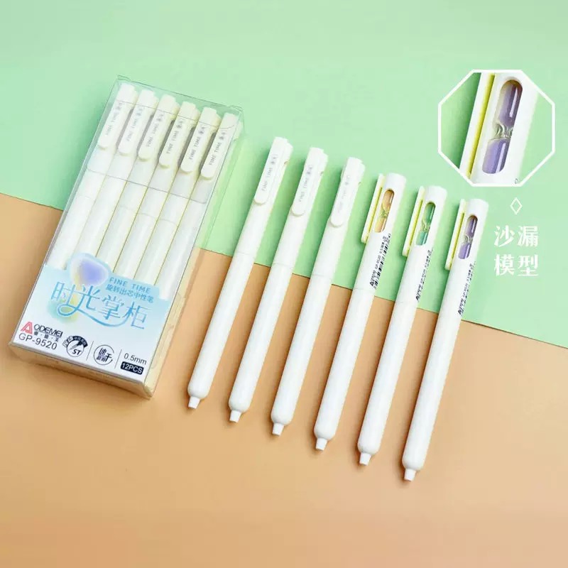 奥德美9520/9521流沙时光掌柜中性笔旋转出芯中性笔