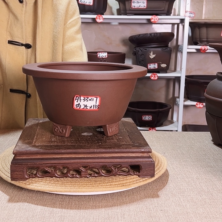 紫砂花盆紫砂花盆