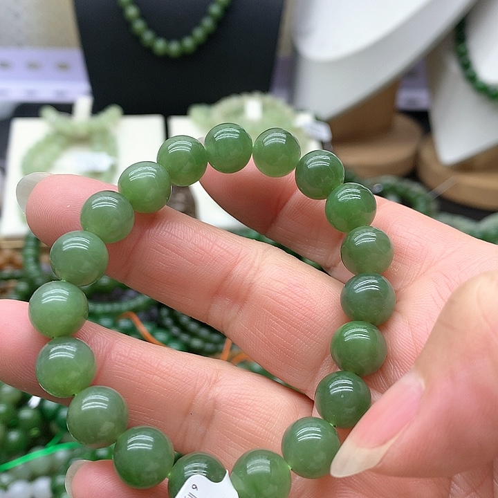 【闪购商品】和田玉手链未镶嵌9.6