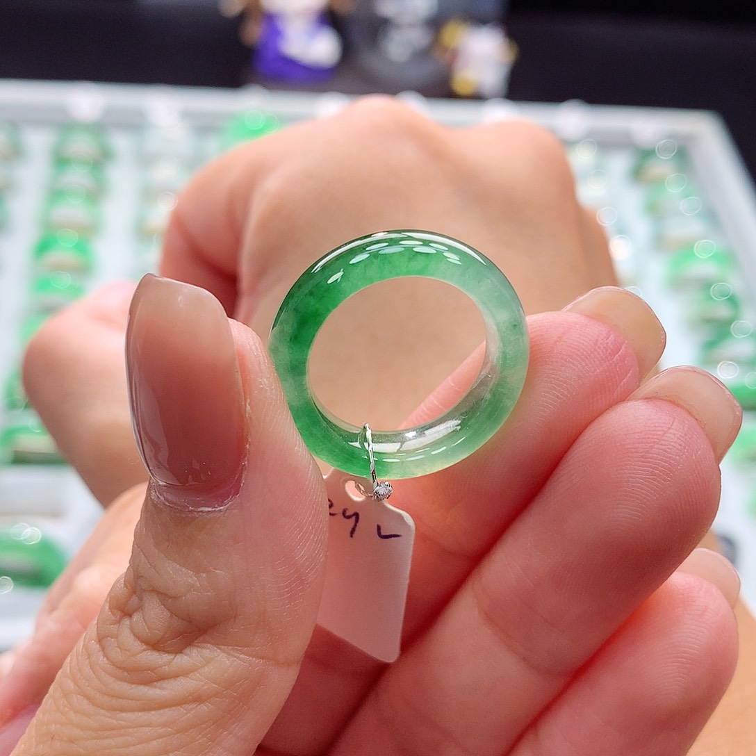 未镶嵌戒指翡翠c****a11-12号