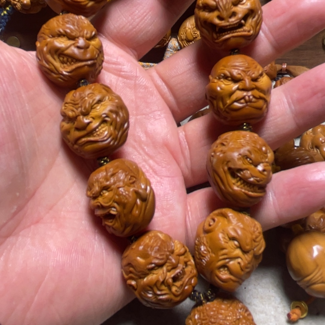 鲤***生橄榄核手串/手链橄榄核