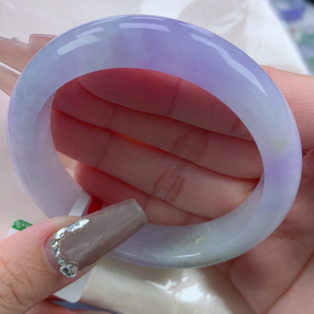 翡翠手镯未镶嵌54.3正圈