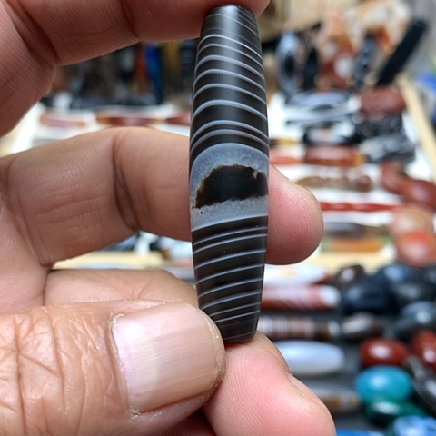 玛瑙/玉髓颈饰合金