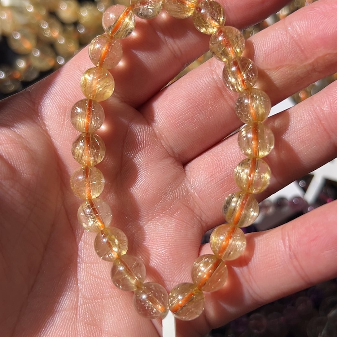 未镶嵌手链水晶金发