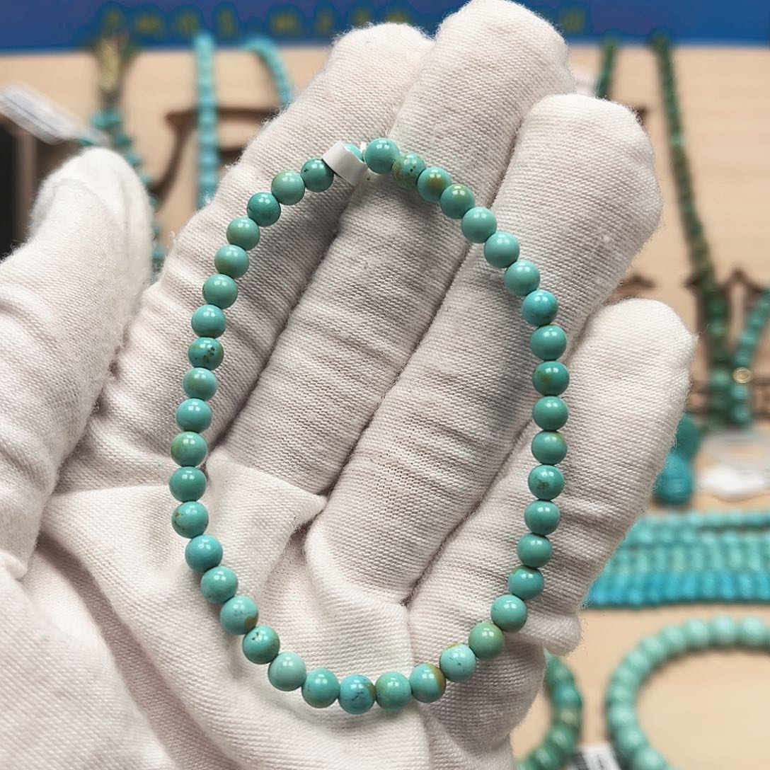 绿松石圆珠未镶嵌