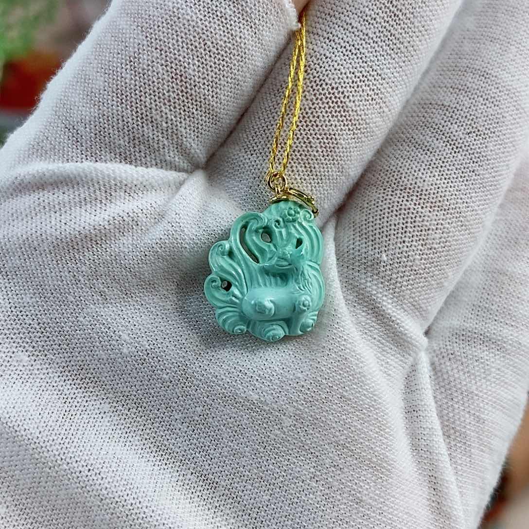 绿松石珠宝奇石未镶嵌