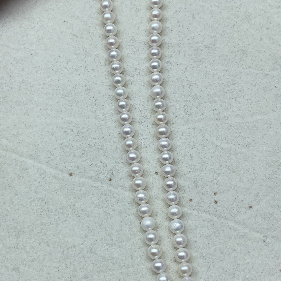 淡水珍珠银S925镶嵌颈饰