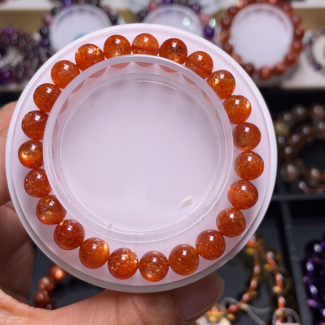 日光石手链未镶嵌金太阳