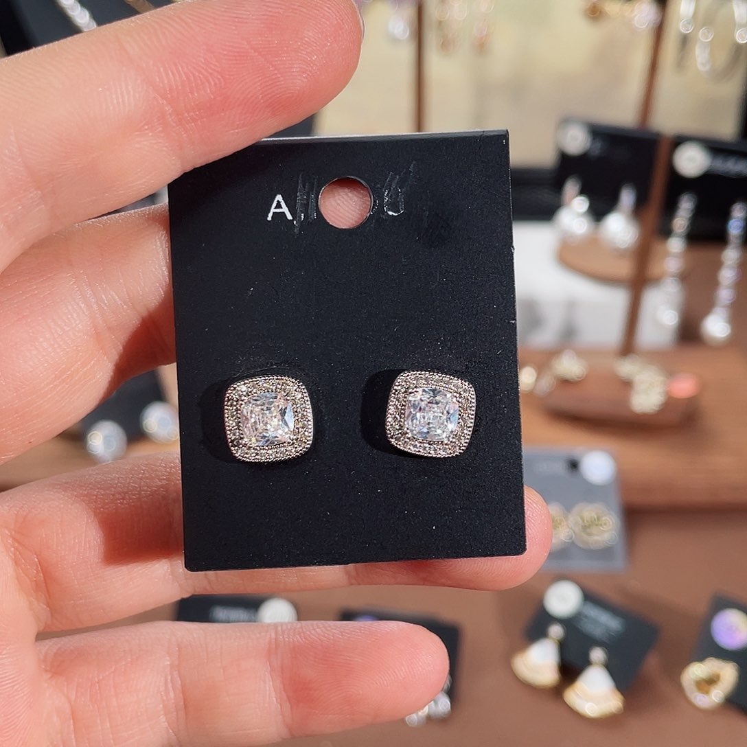 合金925银锆石豆1052