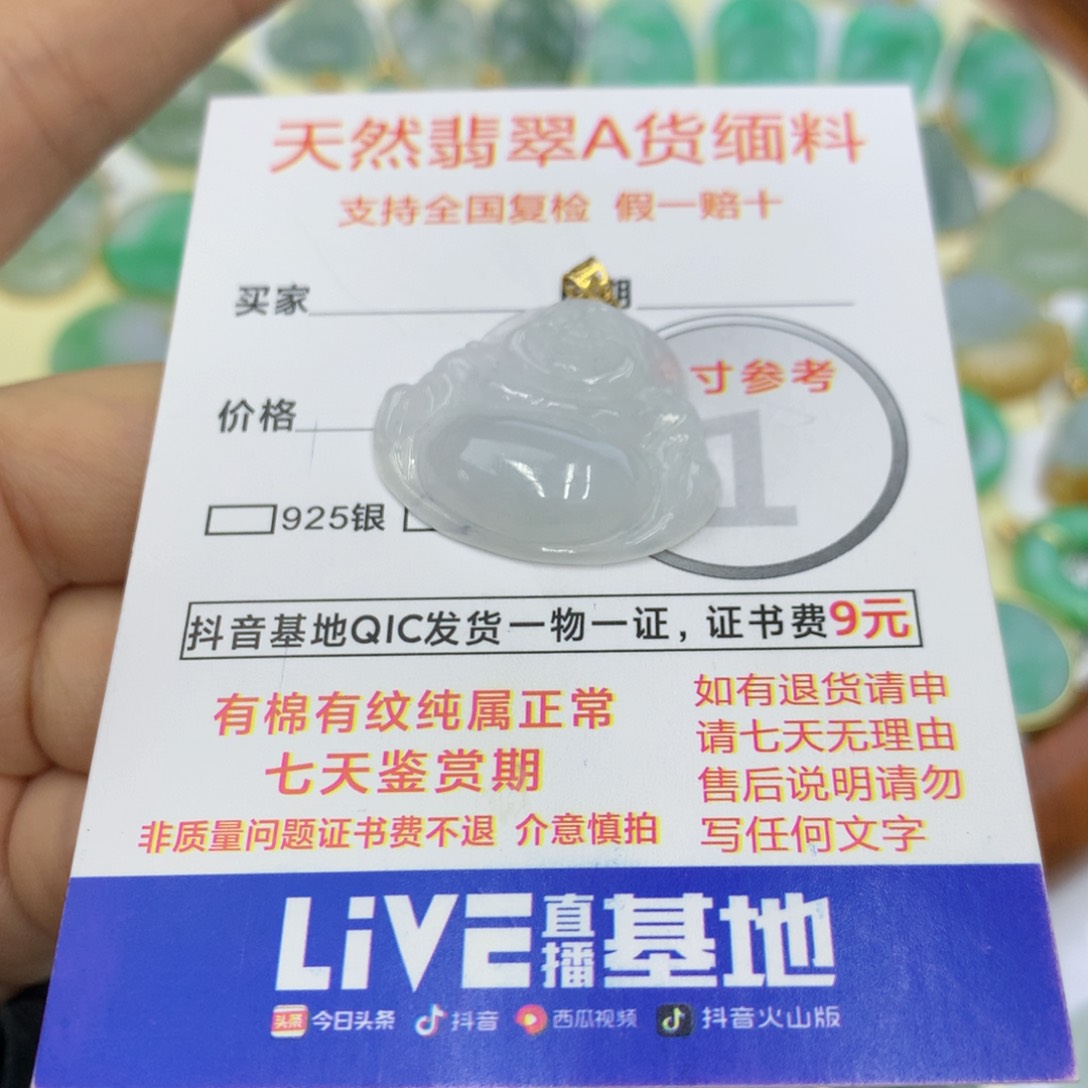 翡翠颈饰未镶嵌翡翠