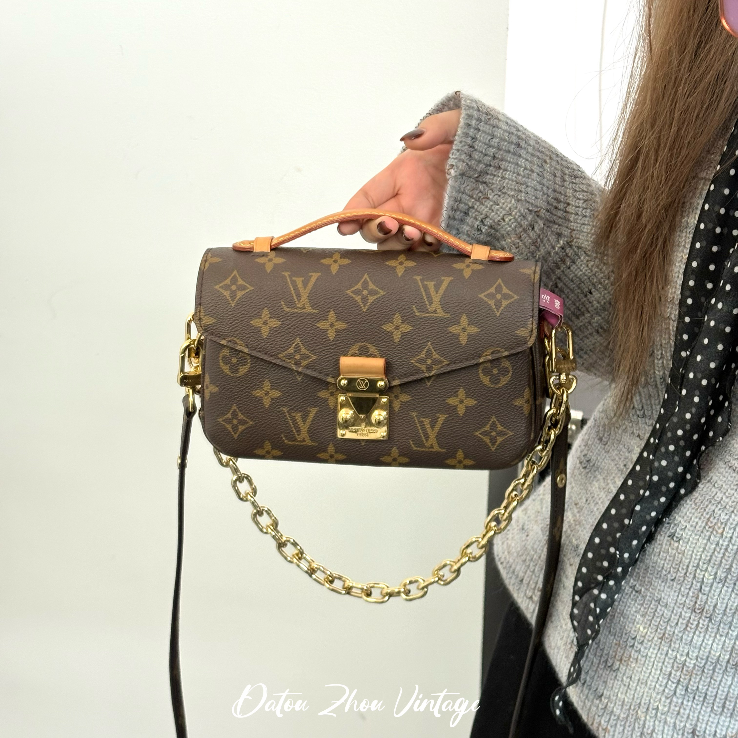 95新 LouisVuitton/路易威登 老花小邮差 手提单肩包 amr