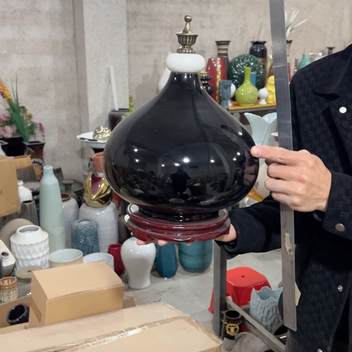 瓶高度38厘米宽度28厘米微瑕捡漏