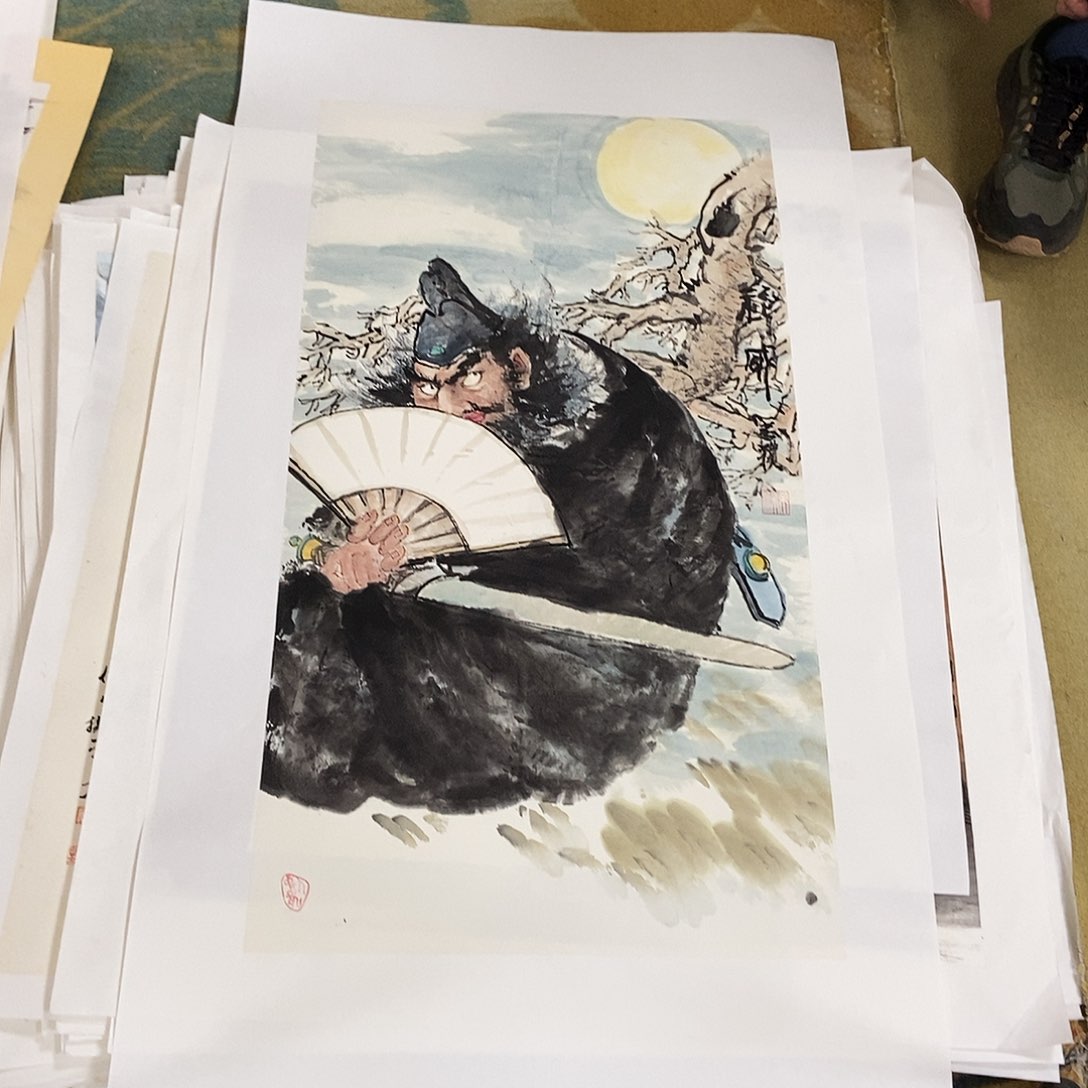 国画南*濮磊手绘作品欣赏50.100