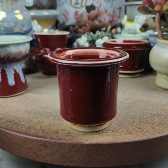 景德镇手工高温陶瓷：内口6高8