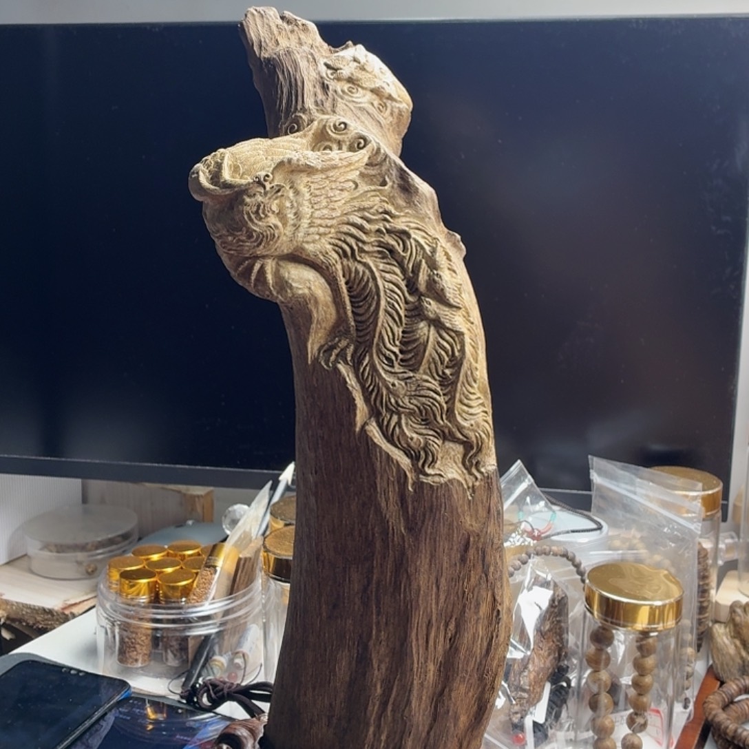 保***兽沉香碎屑沉香雕刻费