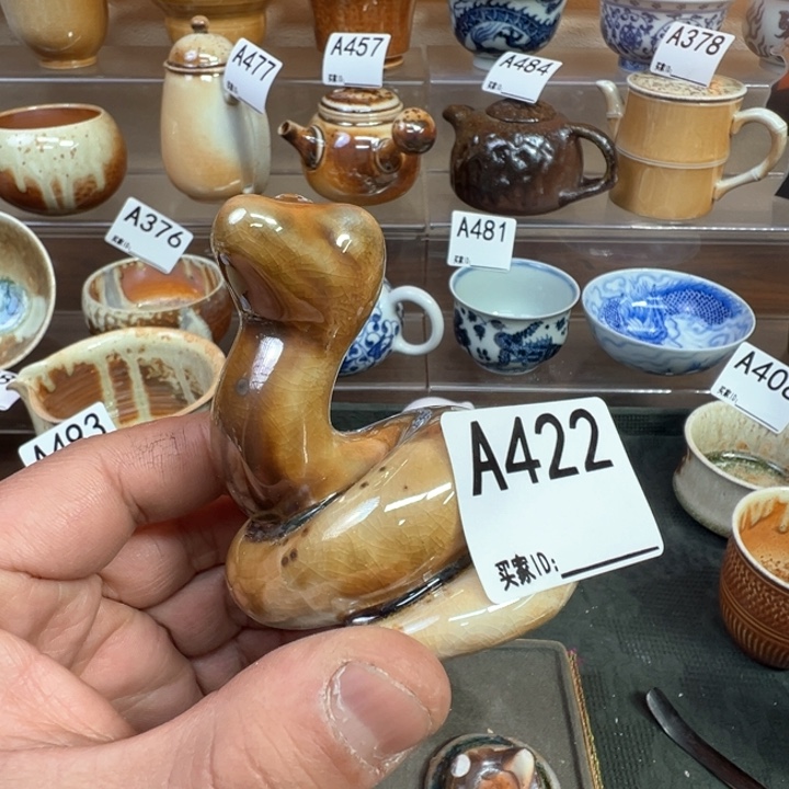 摆件422景德镇手工柴烧茶宠 福利