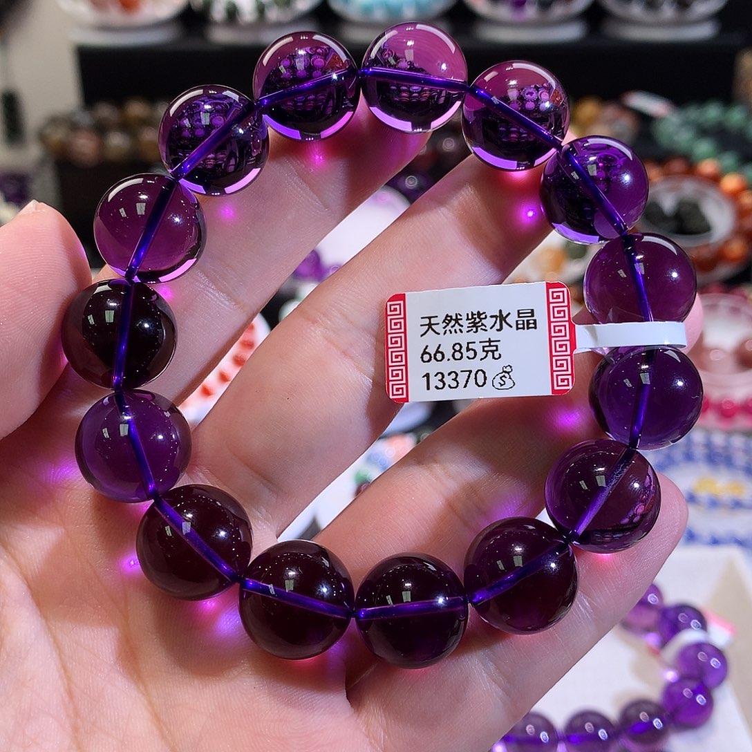 未镶嵌手链水晶14.5+