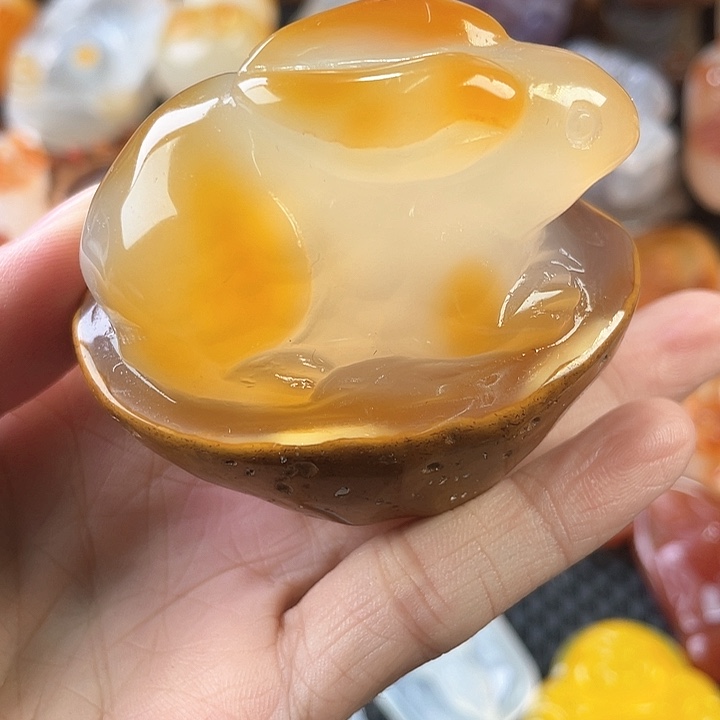 未镶嵌天然玛瑙/玉髓高*