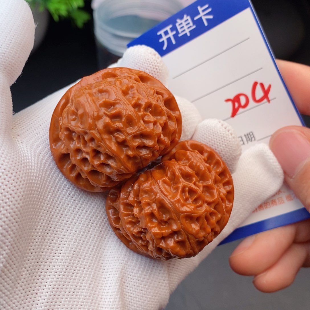 文玩核桃把件42宫灯204