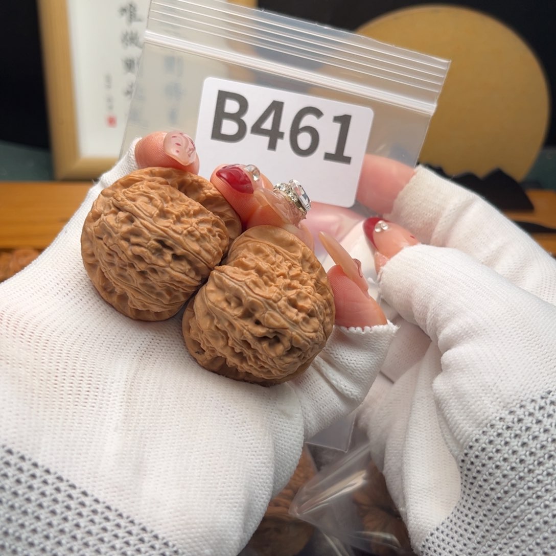 文玩核桃把件38白狮子b 461